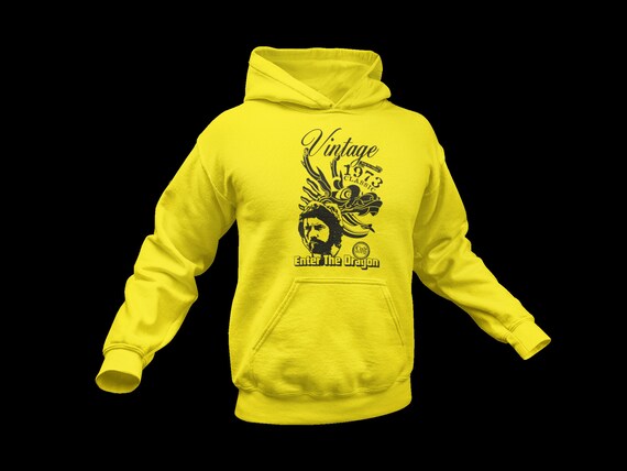 bruce lee yellow sweatshirt