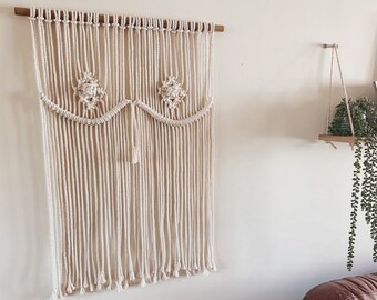 Large Macrame Boobie Wall Hanging | XL Macrame Hanging | Feminist Art Hanging | Extra Large Wall Hanging | Feminine Wall Hanging |