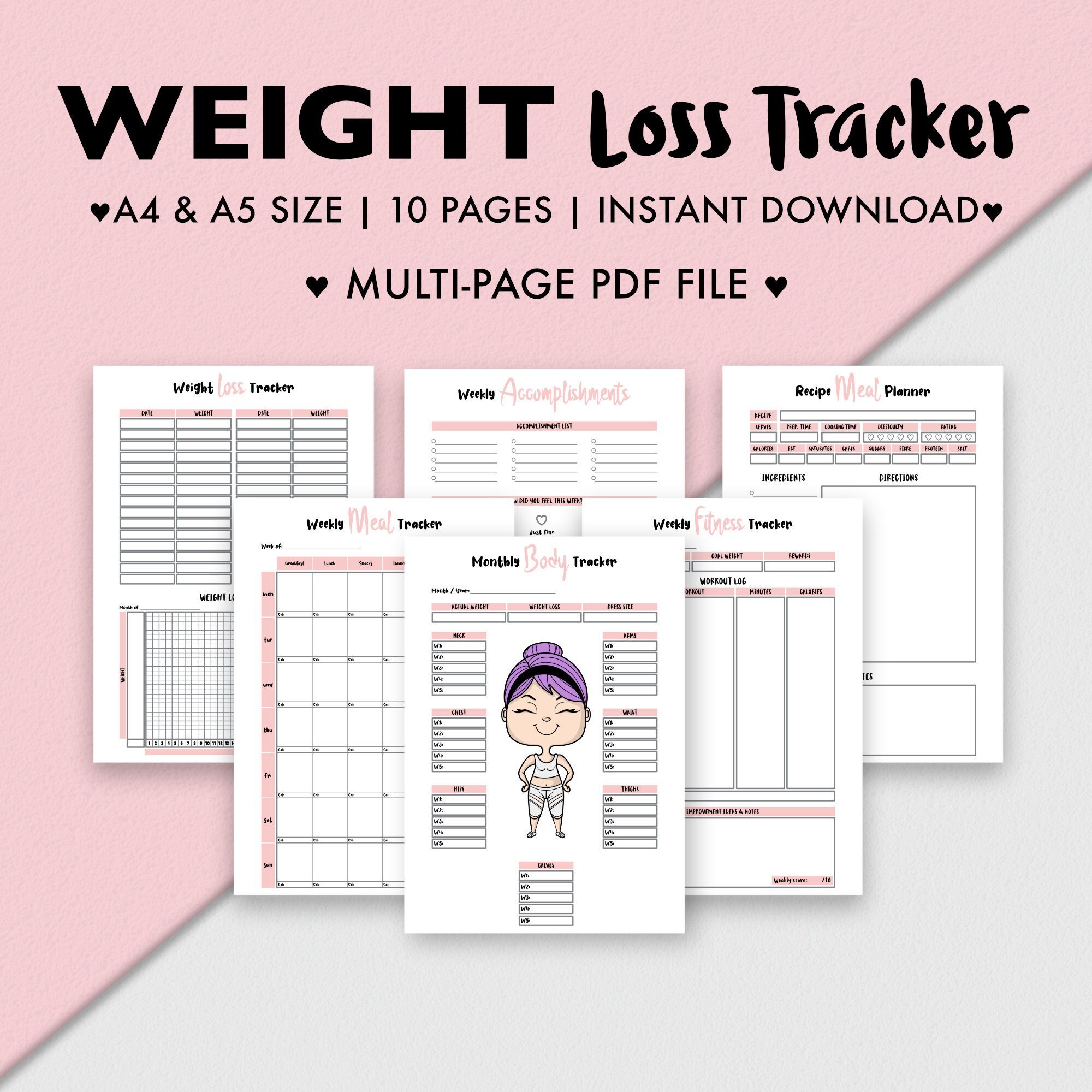 free printable calorie tracker free printable calorie tracker