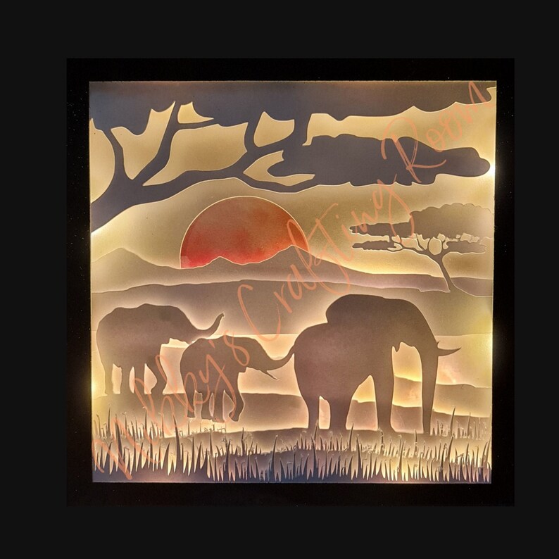 Free Free 59 Elephant Shadow Box Svg SVG PNG EPS DXF File