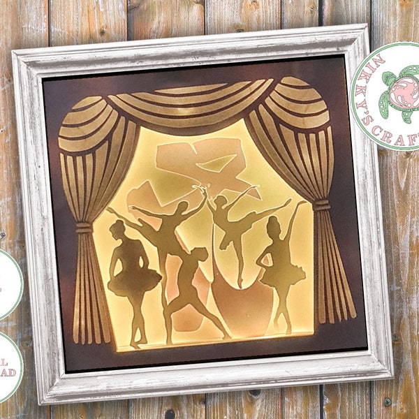 Ballerinas 3d shadow box svg,digital download,Light box template,DIY paper cutCricut,girls bedroom,girls birthday,dancers gift,Commercial Ballerinas 3d shadow box svg,digital download,Light box template,DIY paper cutCricut,girls bedroom,girls birthday,dancers gift,Commercial