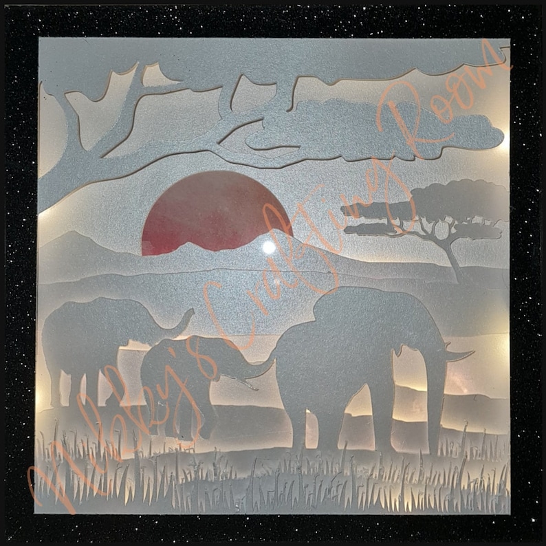 Free Free 59 Elephant Shadow Box Svg SVG PNG EPS DXF File