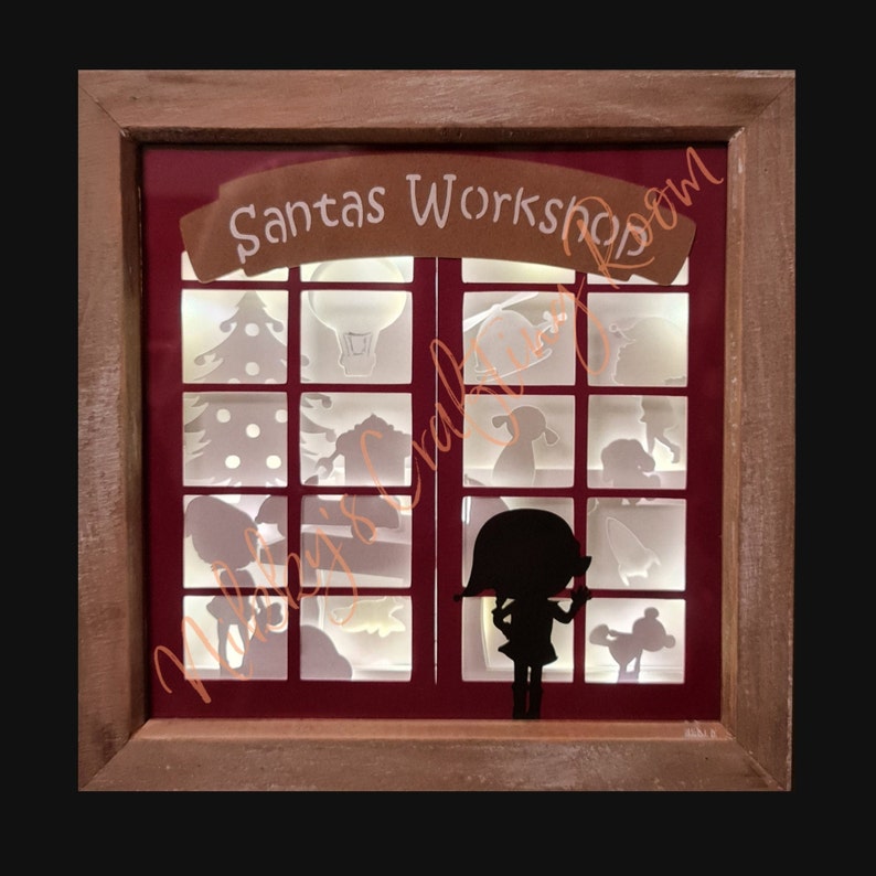 Download Cricut Dxf Father Christmas Digital Download Files Light Box Template Christmas Commercial Use Png Santas Workshop 3d Shadow Box Svg Clip Art Image Files Embellishments Timeglobaltech Com