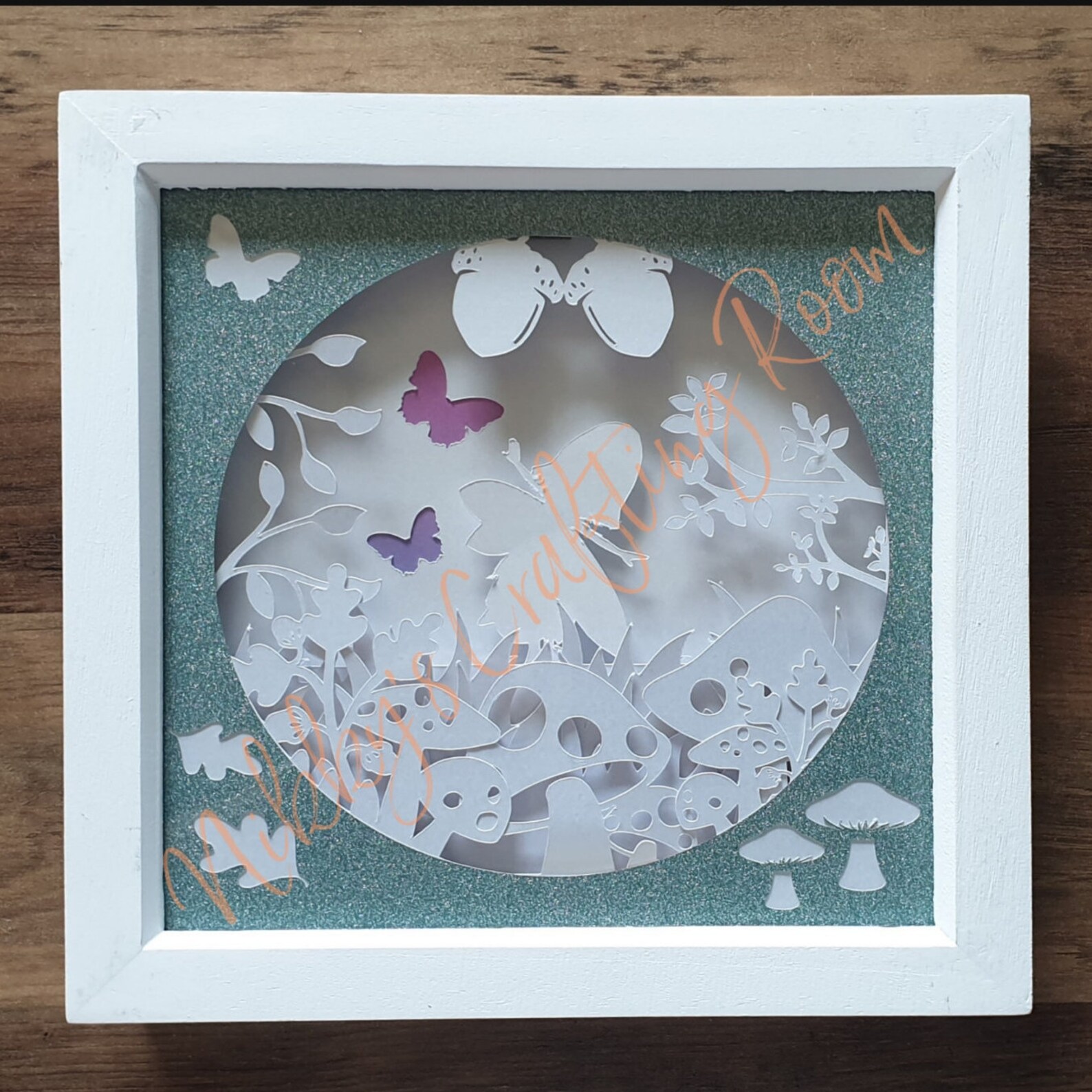 Woodland Fairy 3D Shadow Box svg Light Box TemplateDigital | Etsy