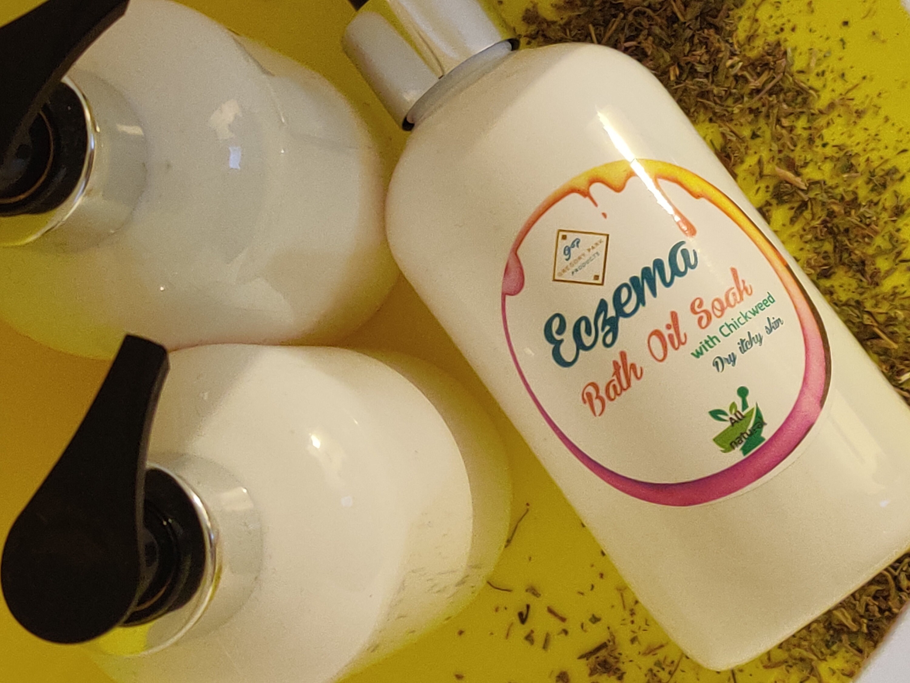 Eczema Bath Oil Chickweed Eczema oil Itch relief Etsy