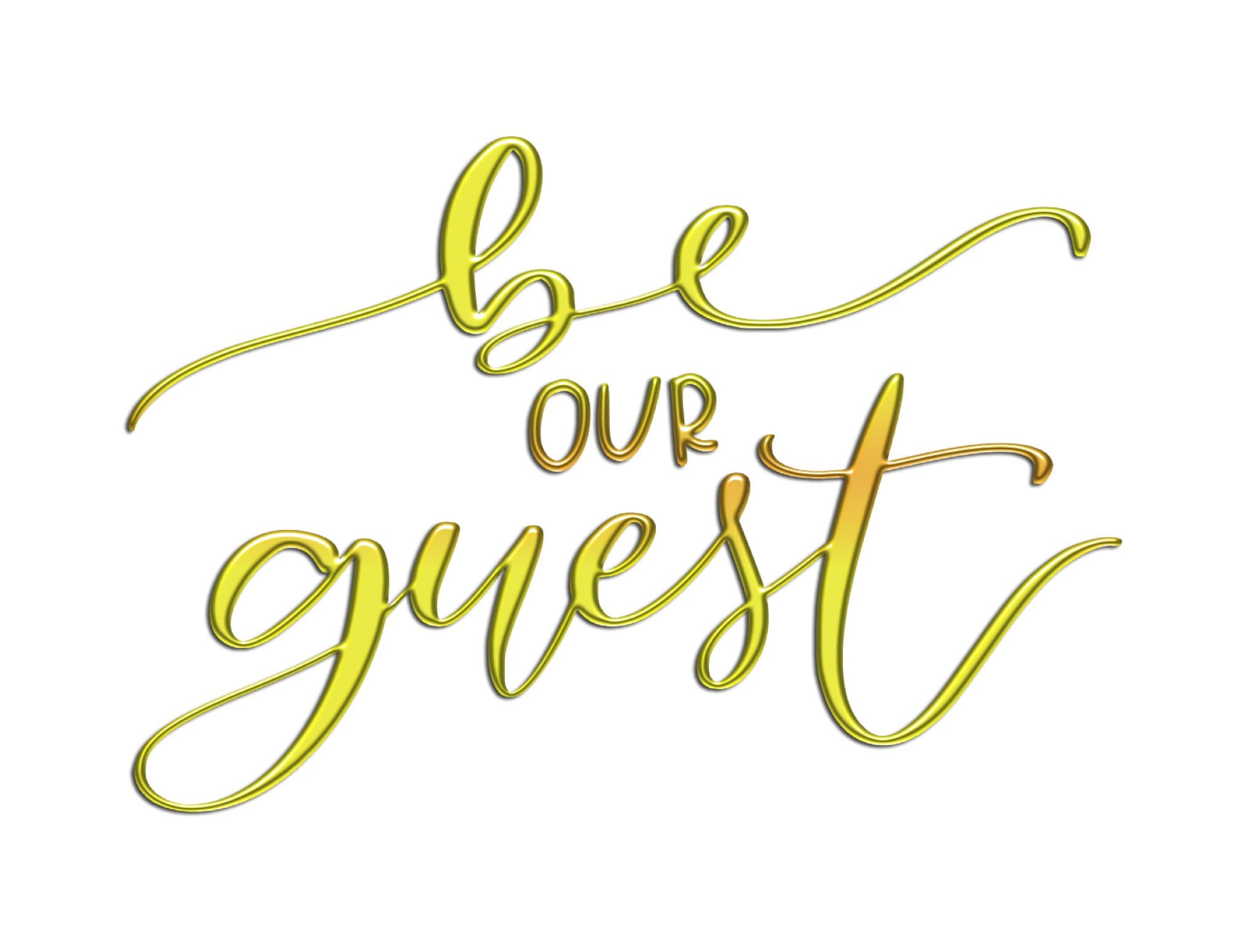 Be Our Guest Printable File - Etsy