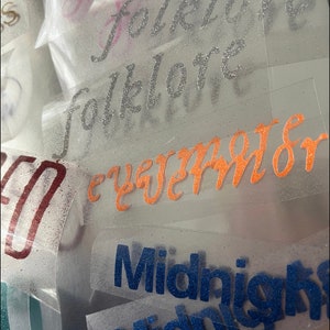Singer Iron-on Glitter Album Decals - Etsy