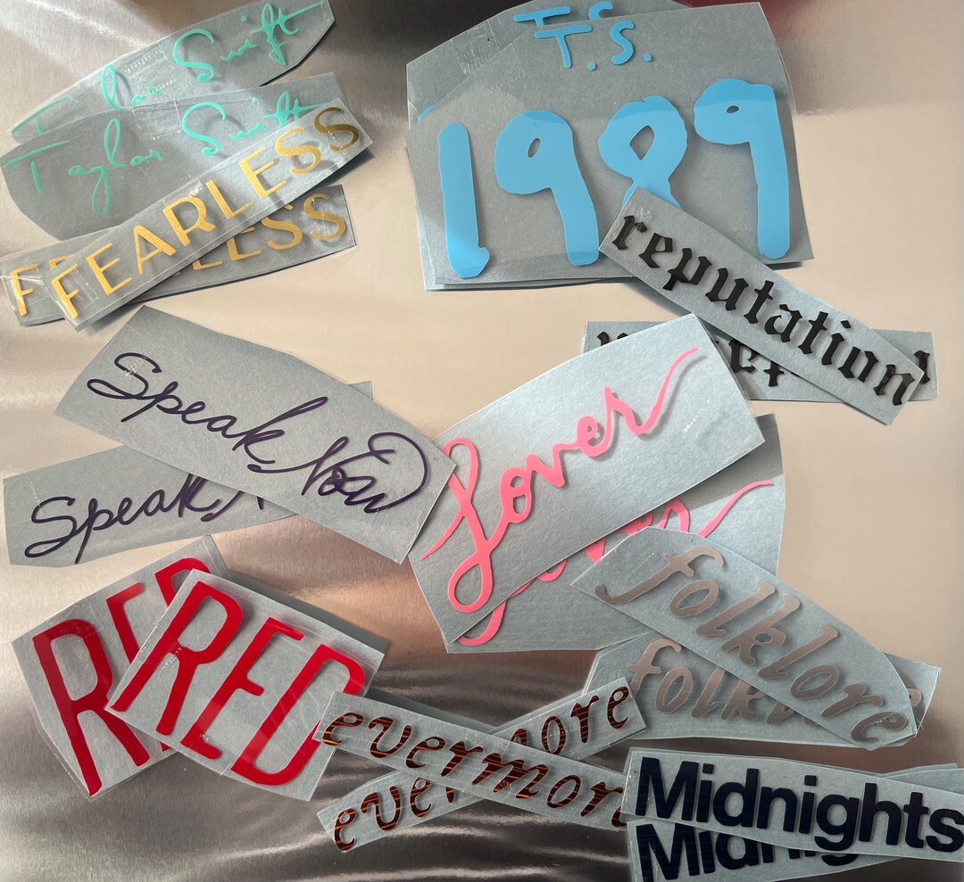 Taylor Swift Ironon Decals Etsy