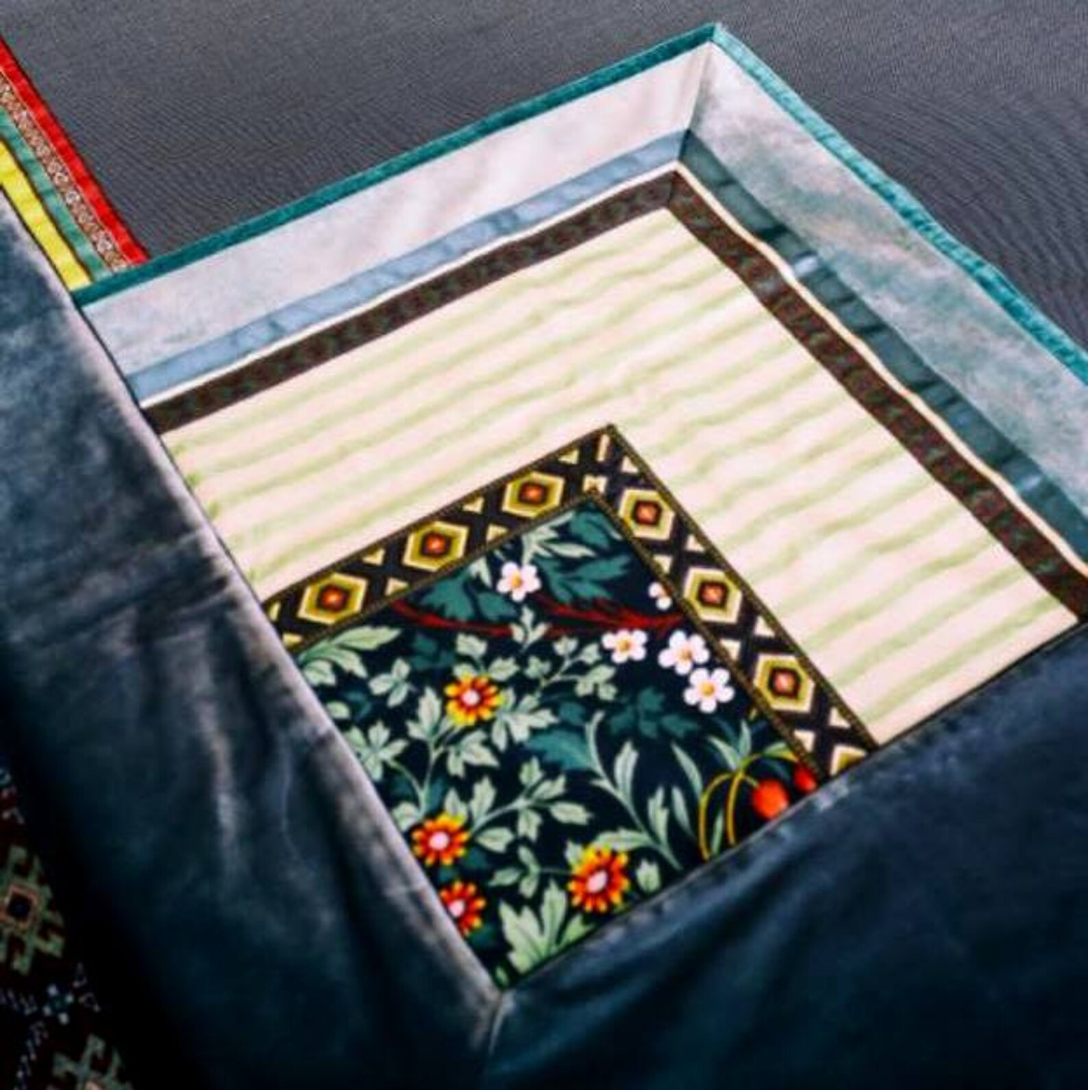 Handmade cotton velvet silk wool table cloth kitchen and Etsy