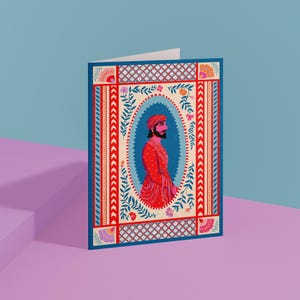 Carte de voeux Jaipur Raja A6