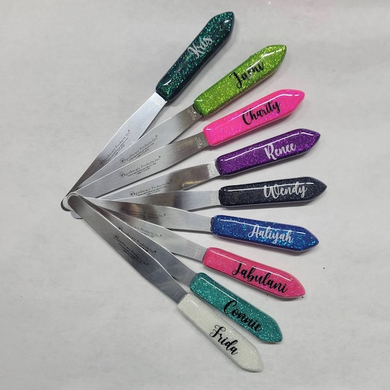 Custom pharmacy spatula, pill counting, cake decorating, glittered spatula, pharmacy tech supplies, pharmacy technician gifts, Rx grad gift