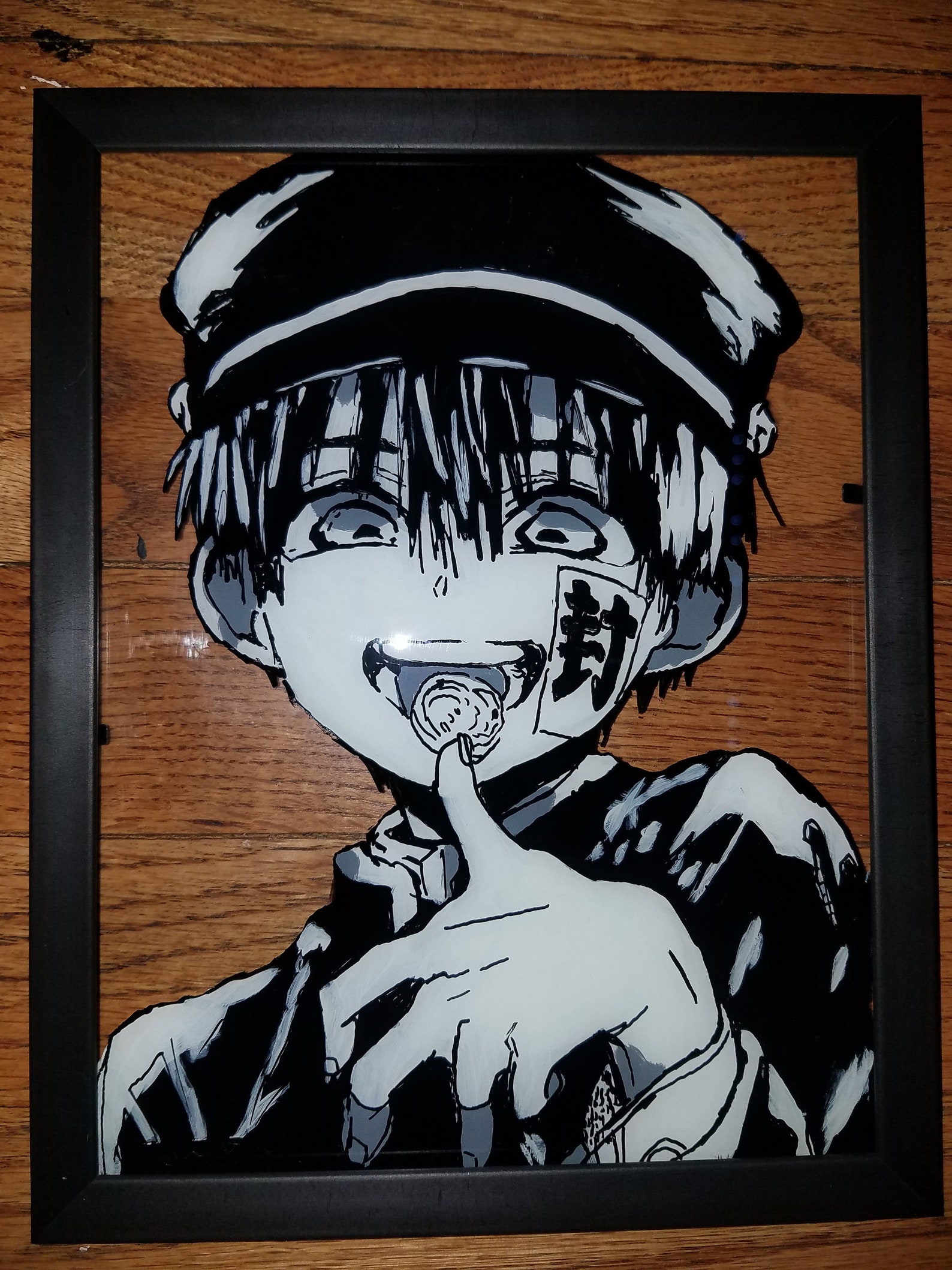 Toilet Bound Hanako Kun Quotes Toilet-bound Hanako-kun Glass Painting Hanako | Etsy