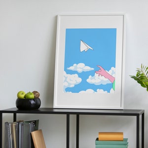 Uroczy wydruk ścienny, „Let it go” Artprint