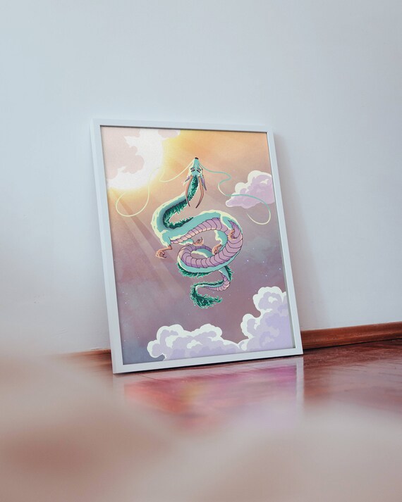 Haku Spirited Away Poster on Paper - Etsy
