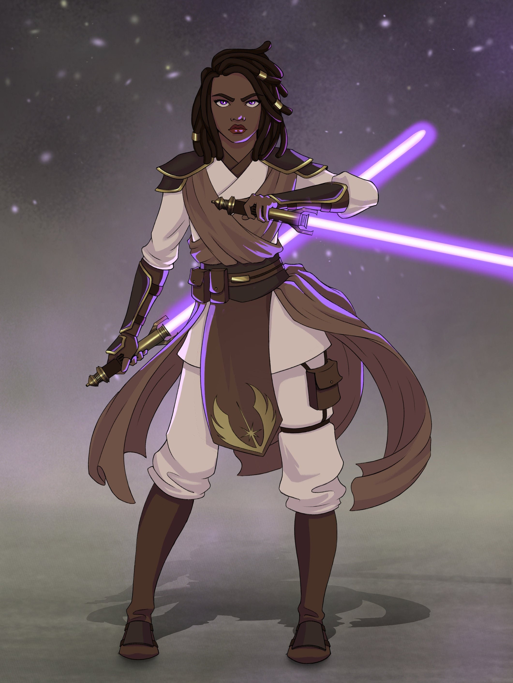 DIGITAL Custom Hand Drawn Couple Portrait Star Wars Themed Sith Lords