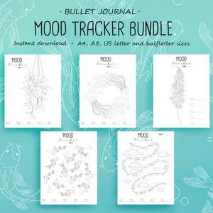 Mood Tracker Bundle Pack/ Printable