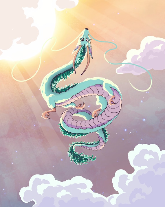 Haku Spirited Away Poster on Paper - Etsy