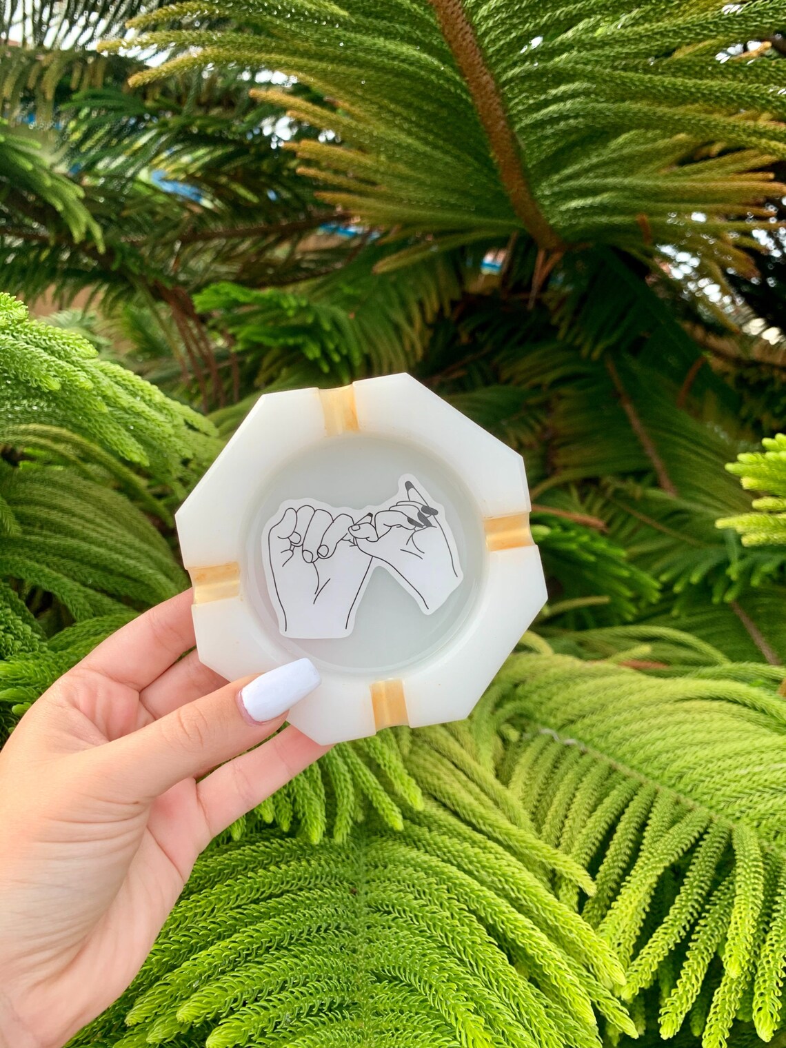 Aesthetic Resin Ashtrays Trendy Ashtrays Custom Resin Etsy