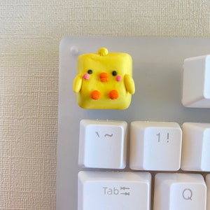 Cute Duck Kawaii Key Cap | Keebs | Cute Keycaps | Clay Keycaps | OEM Keycaps