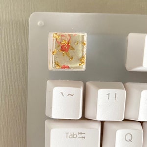 Sweet Cottage Artisan Kawaii Key Cap | Keebs | Cute Keycaps | Resin Keycaps | OEM Keycaps | RGB Keycaps Kawaii Aesthetic