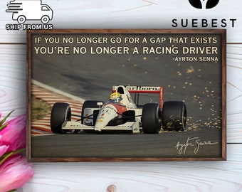 Ayrton Senna Racing Driver Legend New Giant Wall Art Print Picture Poster