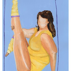 impression d’art - « moi essayant de m’adapter à votre moule »