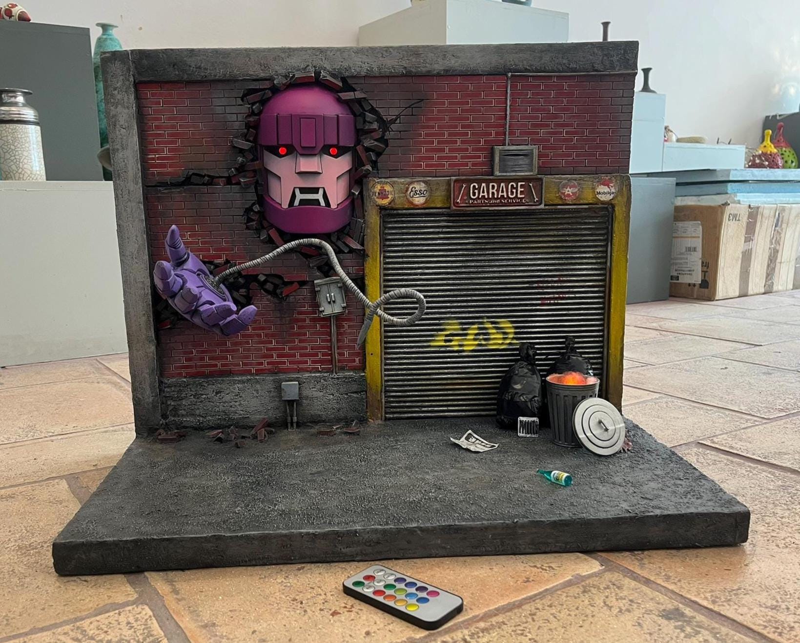 ☆ Diorama Art X-men Diorama : for 1/12 Scale Marvel Legends and Mafex Action
