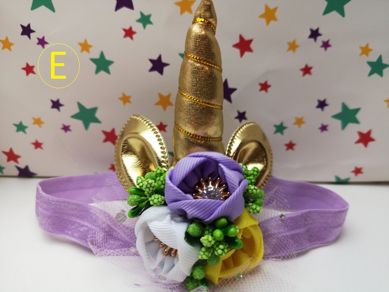 Unicorn headband,baby unicorn headband,unicorn birthday,unicorn flower headband,unicorn horn,baby photo prop,Girls Prop,baby girl headband