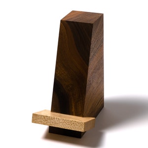 iPhone Stand Walnut Cell Phone Holder