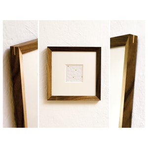 Picture frame walnut 15 x 15 cm