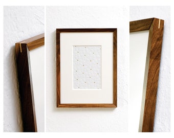 Wooden picture frame walnut 18 x 24 cm