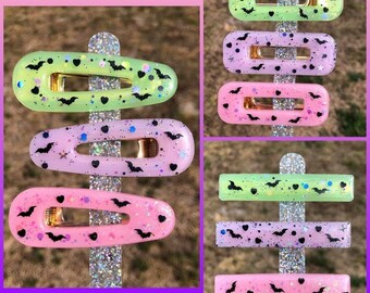 Spooky Spirits l Halloween themed hair clip set