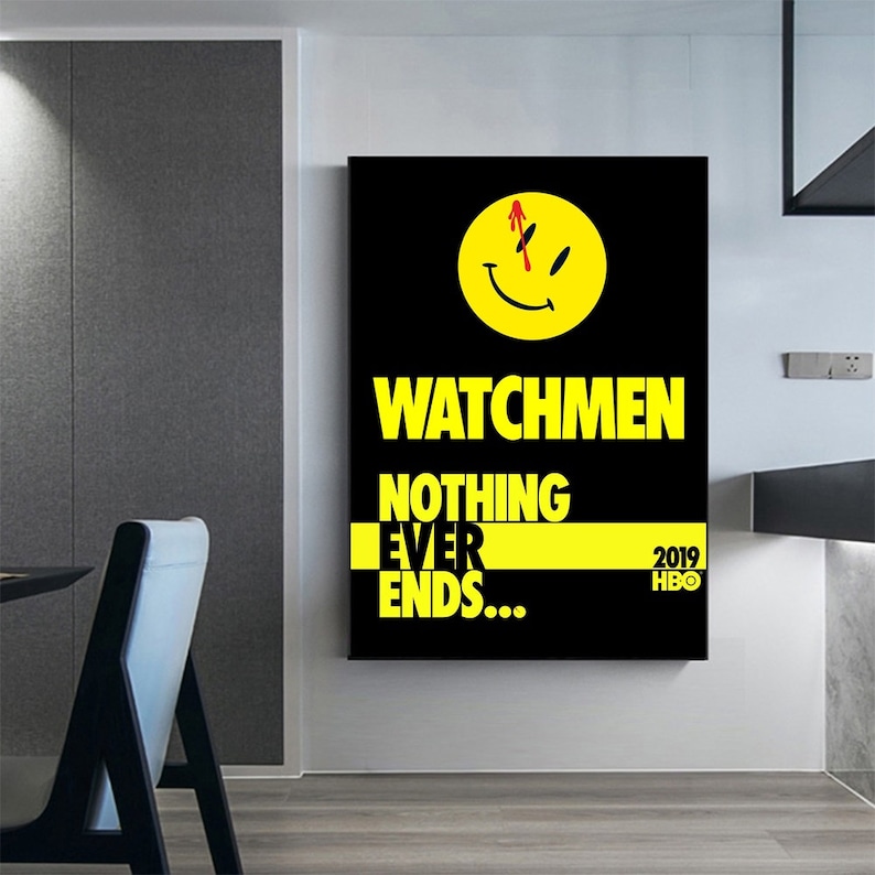 Watchmen Unframed Canvas Painting Home Decor