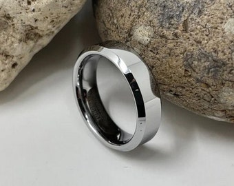 Size 5 to 16 Keepers 316L Heavy Stainless Steel Wedding & Engagement Ring jewelry Silver Ring for Men