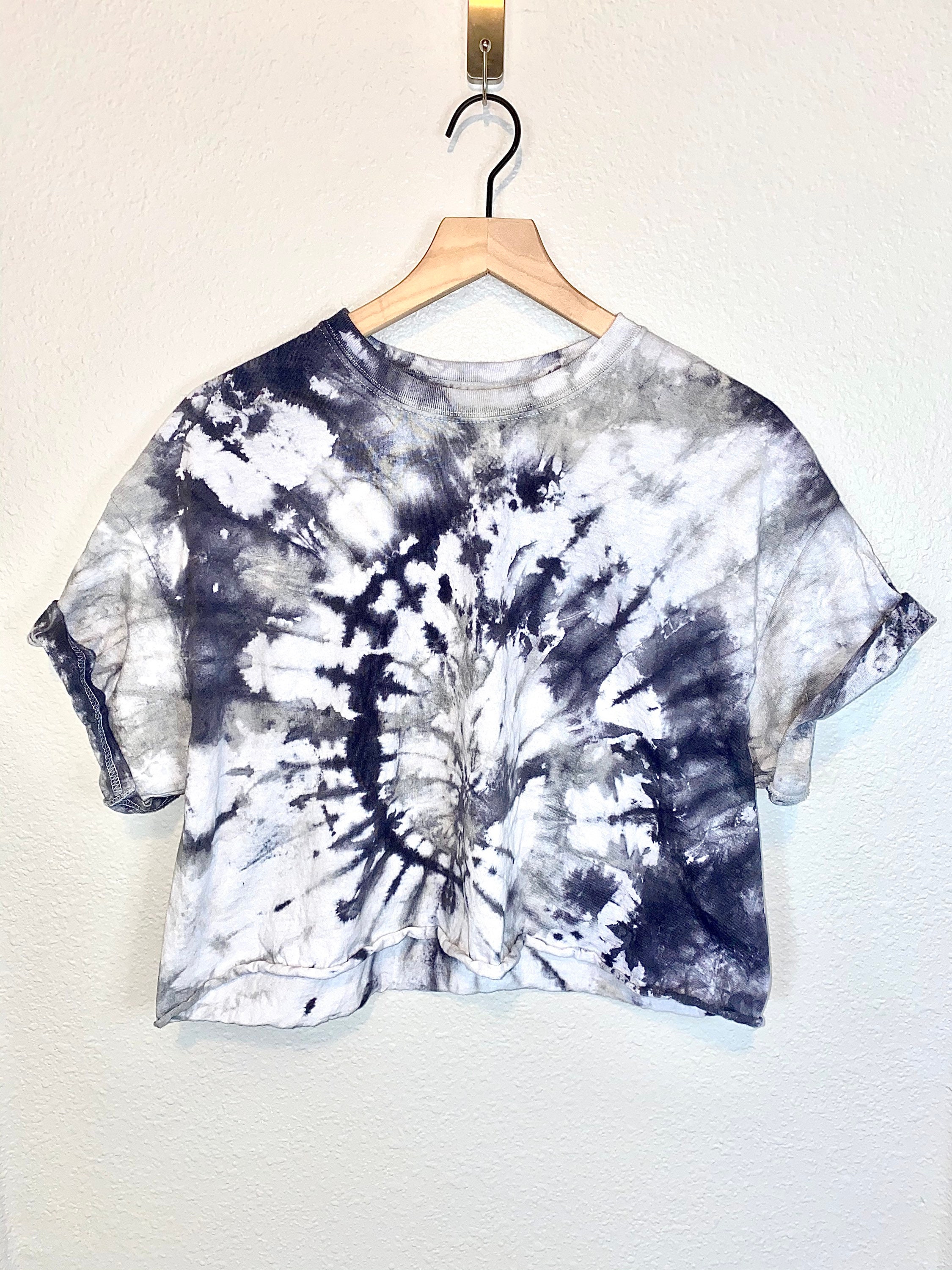 Tie-Dye T-shirt & Crop Tops Crumble Tie-Dye Marble Tie-Dye | Etsy