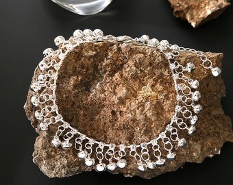 Bell Anklets, Silver Anklet, Gift for Her. High quality fashion anklets,  Birthday Gift / Christmas present for her! Pakistani jewellery