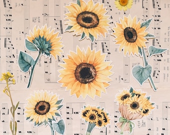 Sunflower stickers