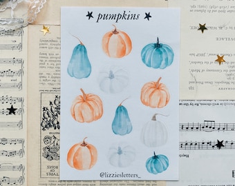 Pumpkins sticker sheet