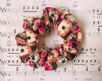 Handmade Scrunchie | Vintage Floral Scrunchie