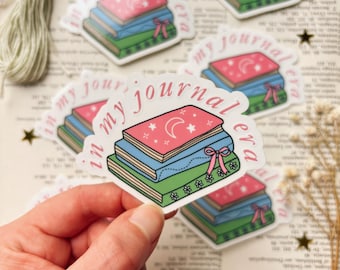In My Journal Era Sticker | Vinyl Sticker | Transparent | Journaling