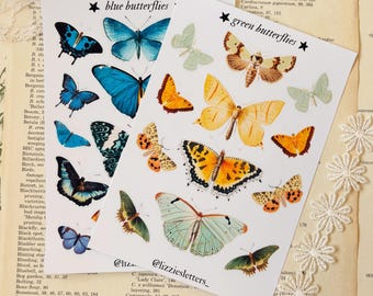 Butterflies sticker sheet