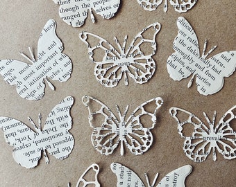 Vintage paper butterflies