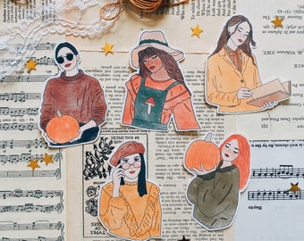 PRINTABLE Autumn Girls | Digital File