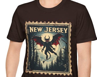 Vintage New Jersey Devil T-Shirt: Retro Cryptid Graphic Tee