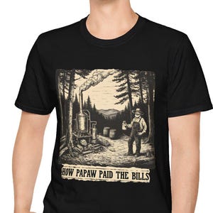 Appalachian Moonshiner T-Shirt: Vintage Moonshine Distiller Tee