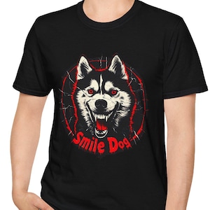 Smile Dog Creepypasta Unisex T-Shirt, Horror Graphic Tee, Strange Internet Horror Shirt, Creepy Dog Design, Horror Lover Gift