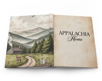 Diario de paisajes de los Apalaches: Cuaderno vintage de naturaleza, diario de viaje rústico