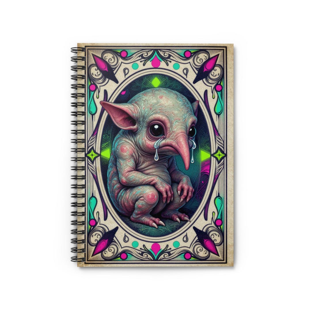 Squonk Cryptid Spiral Notebook | Cryptozoology Pennsylvania Ruled - Etsy