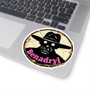 Creepypasta Sticker Set: The Hatman, Benadryl Shadow People