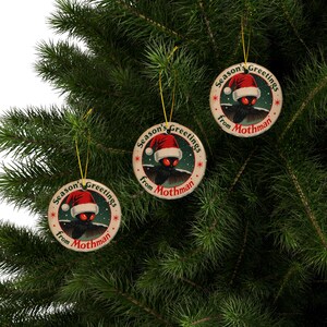Mothman Christmas Ornament: Cryptid Holiday Decor image 7